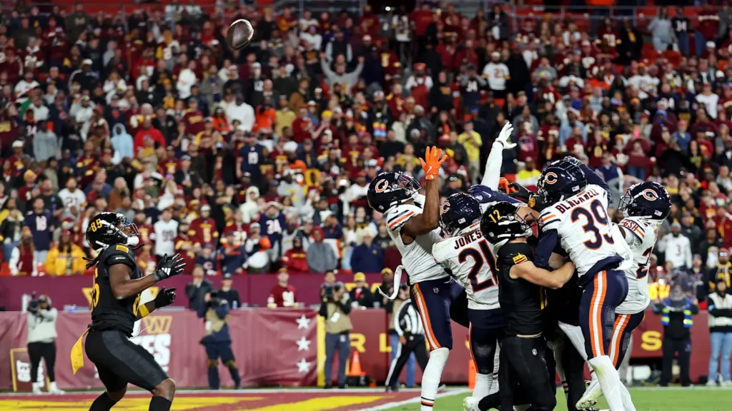 Bears vs Commanders 2025 game highlights