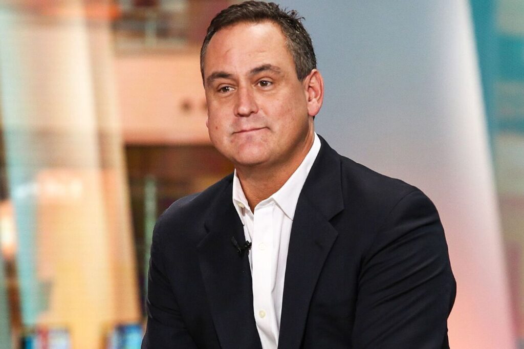 Doug Lebda death tribute — LendingTree CEO speaking at a fintech conference about innovation and consumer empowerment.