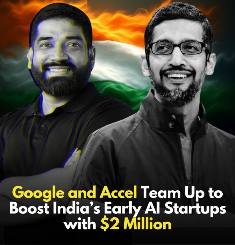 India AI Startup Funding google and accel