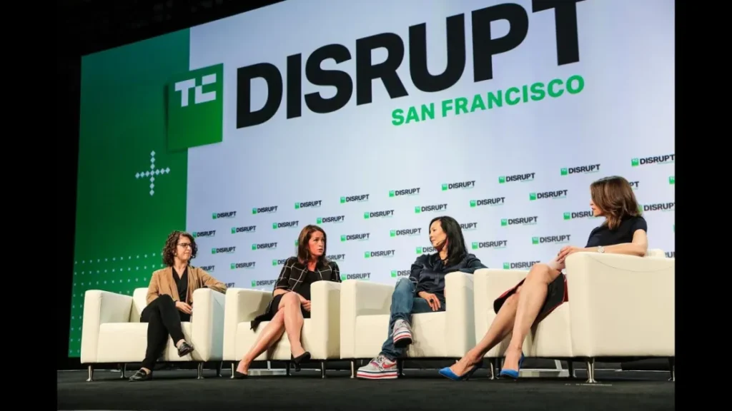 Startup Battlefield 2025 Winner Glid team on TechCrunch Disrupt stage